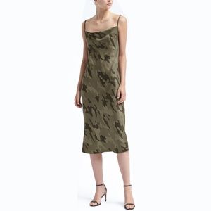 CCO! Banana Republic Strappy Camo Print Slip Dress